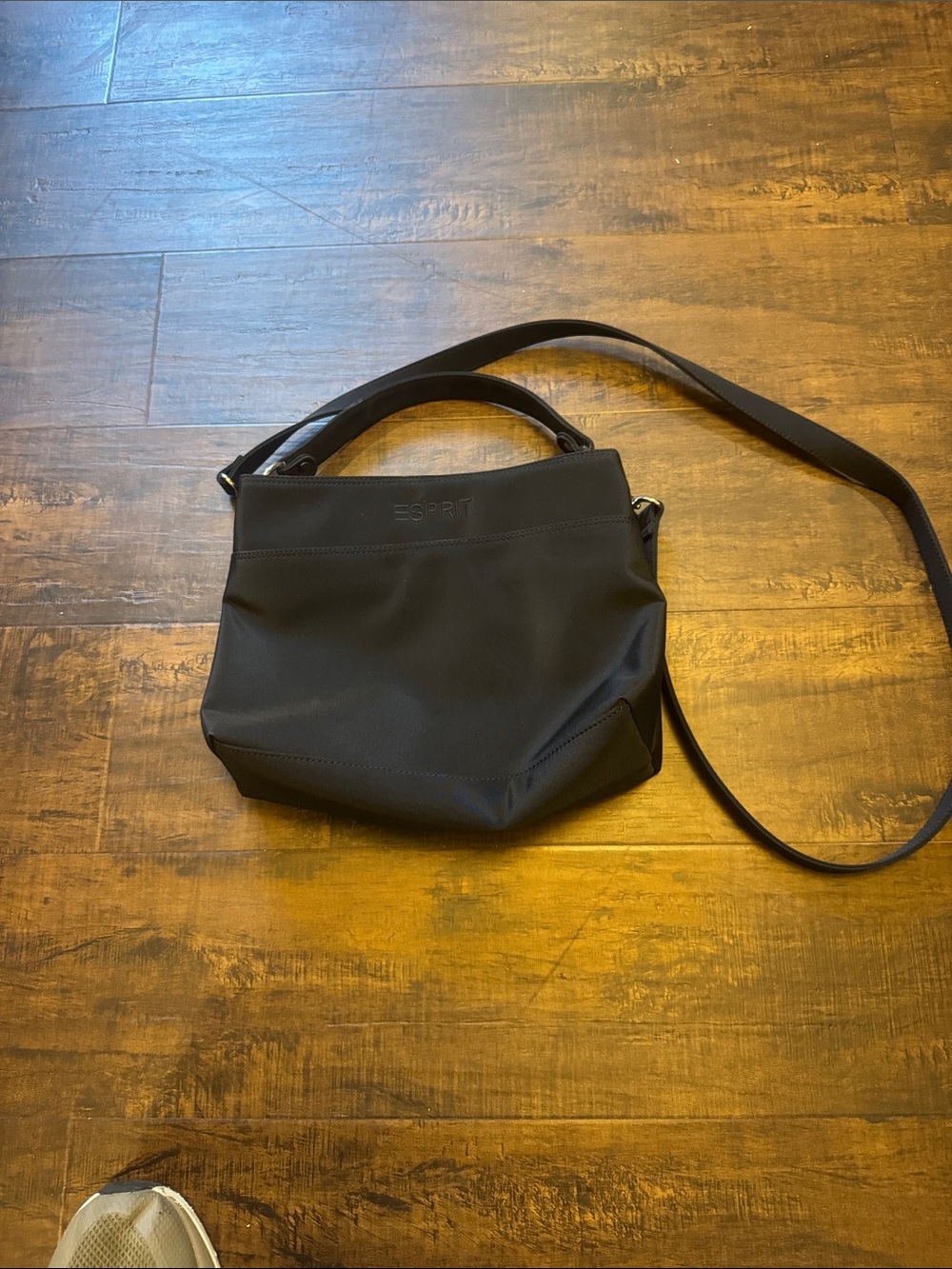 Esprit Black Crossbody Bag with Top Handles